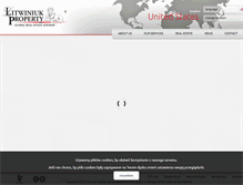 Tablet Screenshot of litwiniuk-property.com